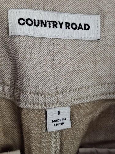 Country Road Linen Blend Statement Pocket Pants Size 8 by SwapUp-Online Second Hand Store-Online Thrift Store