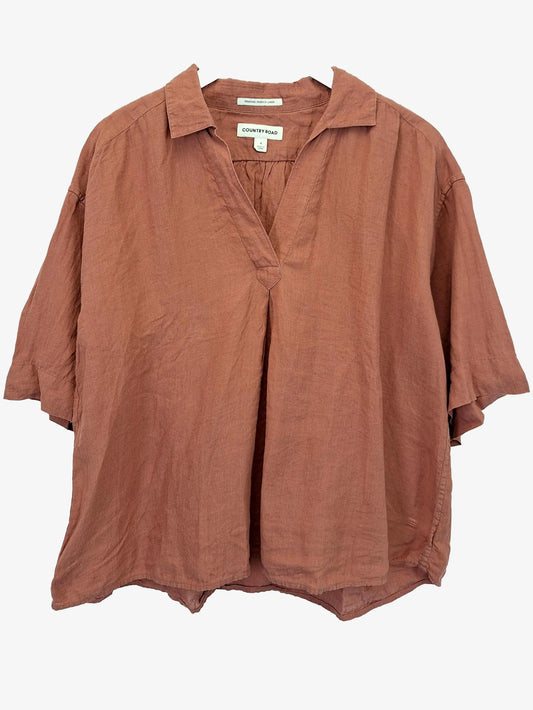 Country Road Mauve Essential Top Size 8 by SwapUp-Online Second Hand Store-Online Thrift Store