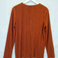 Country Road Metallic Rust Stretch Ribbed Top Size L by SwapUp-Online Second Hand Store-Online Thrift Store