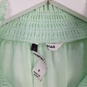 Country Road Mint Sheer Gathered Neck Top Size 8 by SwapUp-Online Second Hand Store-Online Thrift Store