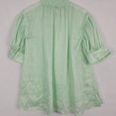 Country Road Mint Sheer Gathered Neck Top Size 8 by SwapUp-Online Second Hand Store-Online Thrift Store
