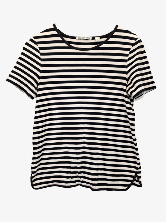Country Road Nautical Striped Tie Back T-shirt Size XS by SwapUp-Online Second Hand Store-Online Thrift Store