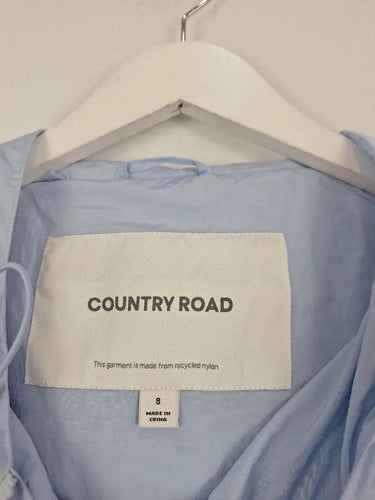 Country Road Pastel Blue Windbreaker Jumper Size 8 by SwapUp-Online Second Hand Store-Online Thrift Store