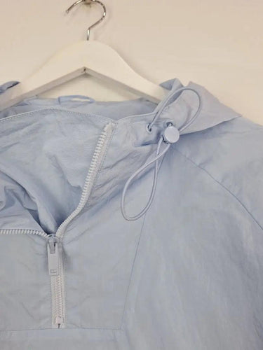 Country Road Pastel Blue Windbreaker Jumper Size 8 by SwapUp-Online Second Hand Store-Online Thrift Store