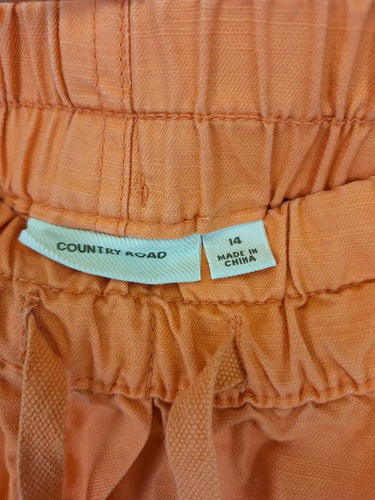Country Road Peach Pocket Detail Beach Walk Shorts Size 14 by SwapUp-Online Second Hand Store-Online Thrift Store