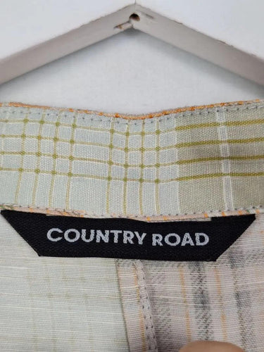 Country Road Plaid Cinched Waist Collared Dress Size 8 by SwapUp-Online Second Hand Store-Online Thrift Store