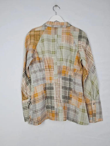 Country Road Plaid Cinched Waist Collared Dress Size 8 by SwapUp-Online Second Hand Store-Online Thrift Store
