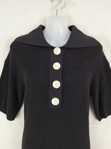 Country Road Ribbed Knit Oversized Button Dress Size XXS by SwapUp-Online Second Hand Store-Online Thrift Store