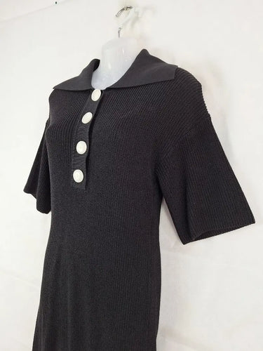 Country Road Ribbed Knit Oversized Button Dress Size XXS by SwapUp-Online Second Hand Store-Online Thrift Store