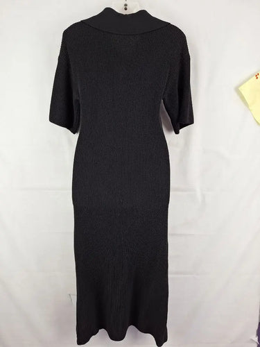 Country Road Ribbed Knit Oversized Button Dress Size XXS by SwapUp-Online Second Hand Store-Online Thrift Store