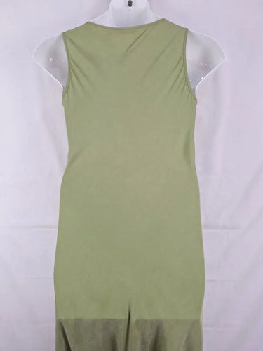 Country Road Sage Green Elegant Slip Dress Size 12 by SwapUp-Online Second Hand Store-Online Thrift Store