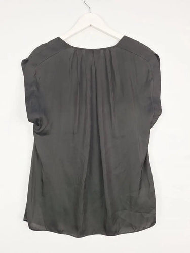 Country Road Satin Elevated Essential Top Size 10 by SwapUp-Online Second Hand Store-Online Thrift Store