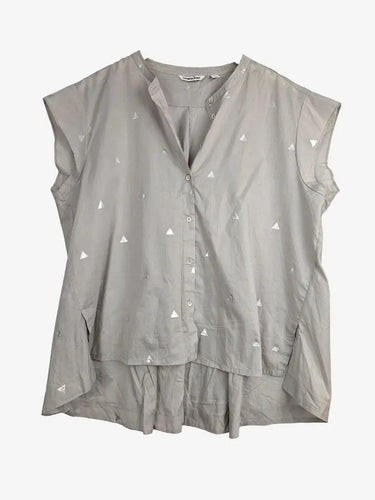 Country Road Silver Triangle High Low Shirt Size XL by SwapUp-Online Second Hand Store-Online Thrift Store