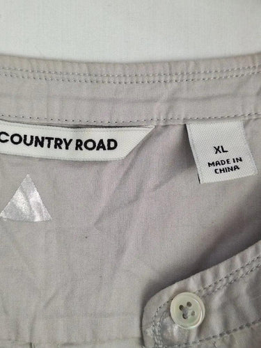 Country Road Silver Triangle High Low Shirt Size XL by SwapUp-Online Second Hand Store-Online Thrift Store