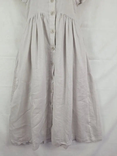 Country Road Stone Grey Summer Maxi Dress Size 6 by SwapUp-Online Second Hand Store-Online Thrift Store