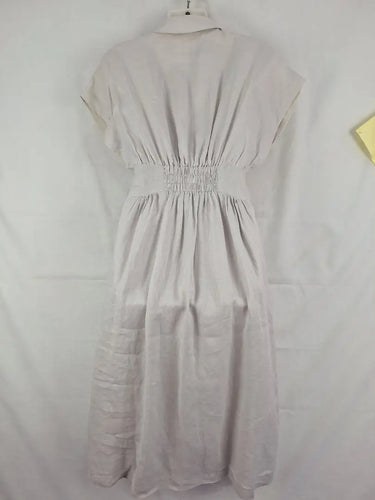 Country Road Stone Grey Summer Maxi Dress Size 6 by SwapUp-Online Second Hand Store-Online Thrift Store