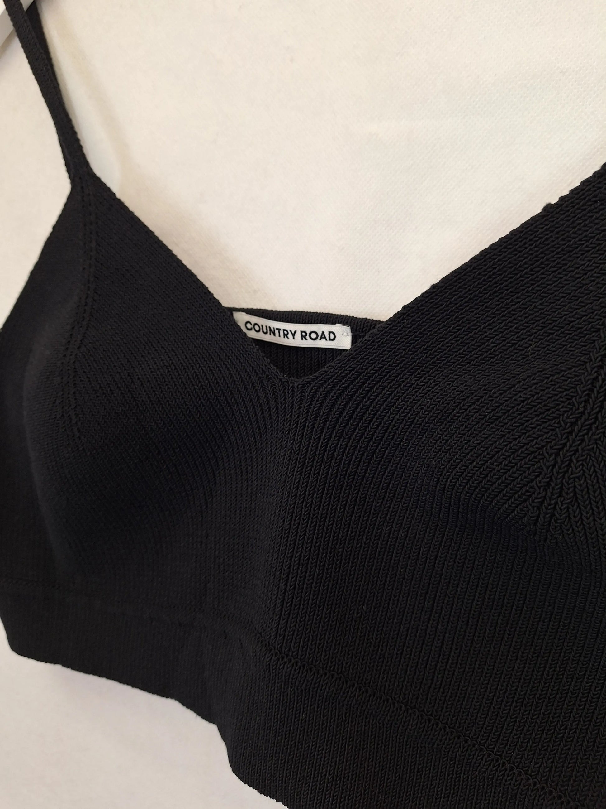 Country Road Strap Knit Bralet Top Size XL by SwapUp-Online Second Hand Store-Online Thrift Store
