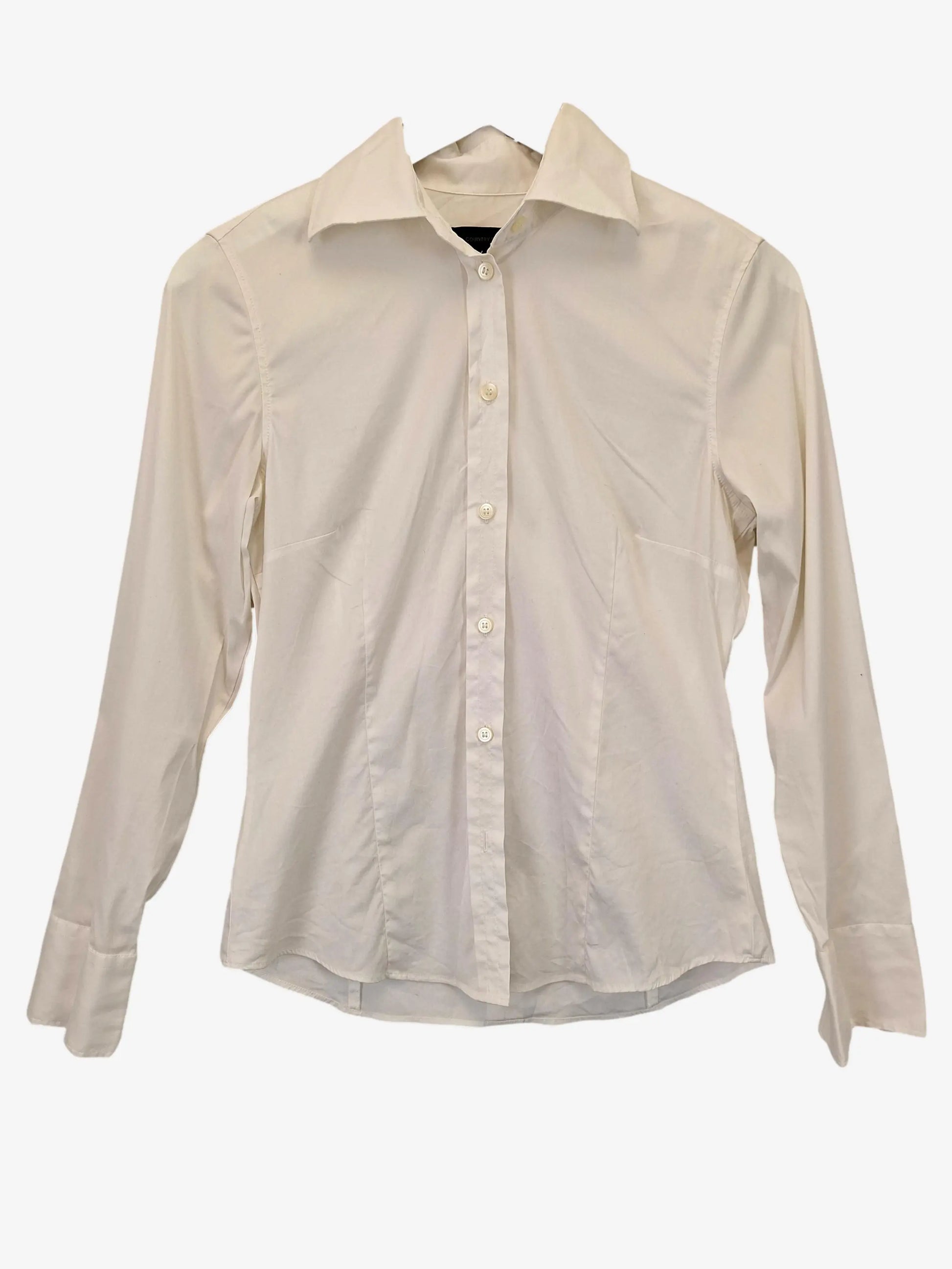 Country Road Stretch Tailored Wing Collar Shirt Size S by SwapUp-Online Second Hand Store-Online Thrift Store
