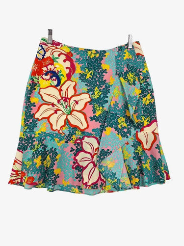Country Road Tropical Frilled Mini Skirt Size 8 by SwapUp-Online Second Hand Store-Online Thrift Store