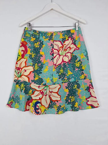 Country Road Tropical Frilled Mini Skirt Size 8 by SwapUp-Online Second Hand Store-Online Thrift Store