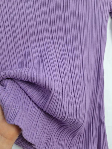 Country Road Violet Ribbed Long Sleeve Top Size S by SwapUp-Online Second Hand Store-Online Thrift Store