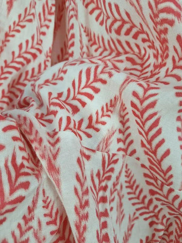 Country Road Watermelon Foliage Frilled Midi Dress Size 6 by SwapUp-Online Second Hand Store-Online Thrift Store