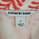 Country Road Watermelon Foliage Frilled Midi Dress Size 6 by SwapUp-Online Second Hand Store-Online Thrift Store