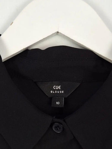 Cue Asymmetric Elegant Slim Line Shirt Size 10 by SwapUp-Online Second Hand Store-Online Thrift Store