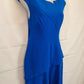 Cue Azure Structured Evening Maxi Dress Size 10 by SwapUp-Online Second Hand Store-Online Thrift Store