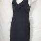 Cue Black Sleeveless Formal Work Midi Dress Size 12 by SwapUp-Second Hand Shop-Thrift Store-Op Shop 