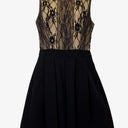 Cue Classic Lace Detail Mini Dress Size 10 by SwapUp-Online Second Hand Store-Online Thrift Store