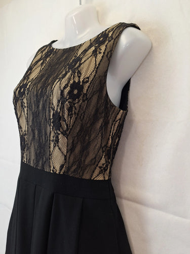 Cue Classic Lace Detail Mini Dress Size 10 by SwapUp-Online Second Hand Store-Online Thrift Store