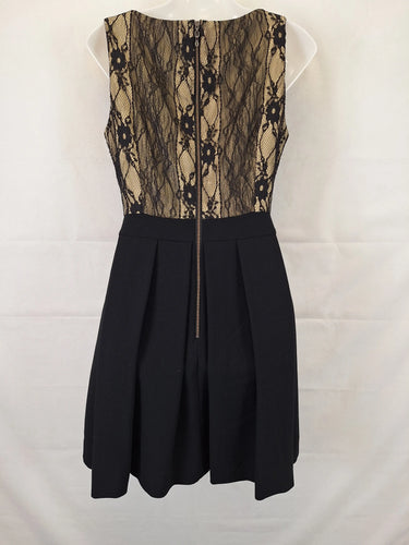 Cue Classic Lace Detail Mini Dress Size 10 by SwapUp-Online Second Hand Store-Online Thrift Store