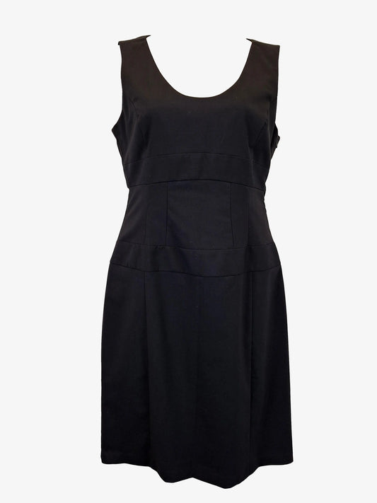 Cue Classy Scoop Neck Tailored Midi Dress Size 14 by SwapUp-Online Second Hand Store-Online Thrift Store
