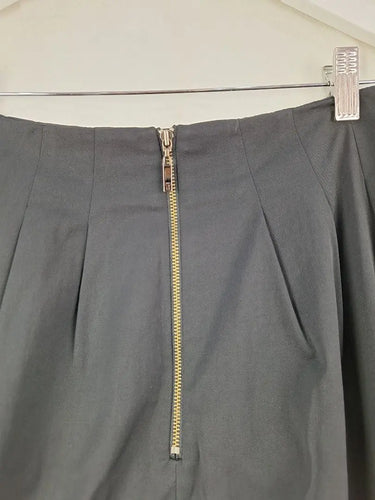 Cue Classy Tri-Pleat Midi Skirt Size 8 by SwapUp-Online Second Hand Store-Online Thrift Store