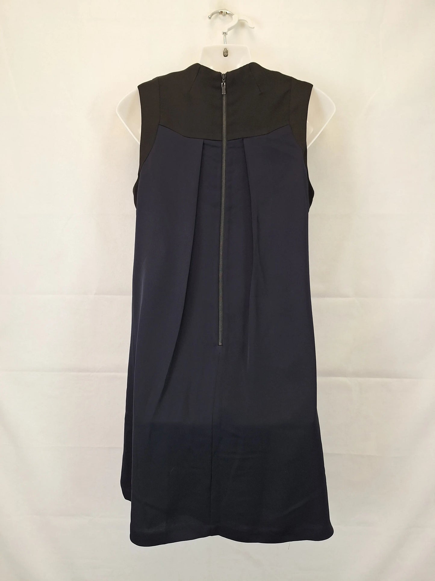 Cue Contrast Trim Structured Mini Dress Size 10 by SwapUp-Online Second Hand Store-Online Thrift Store
