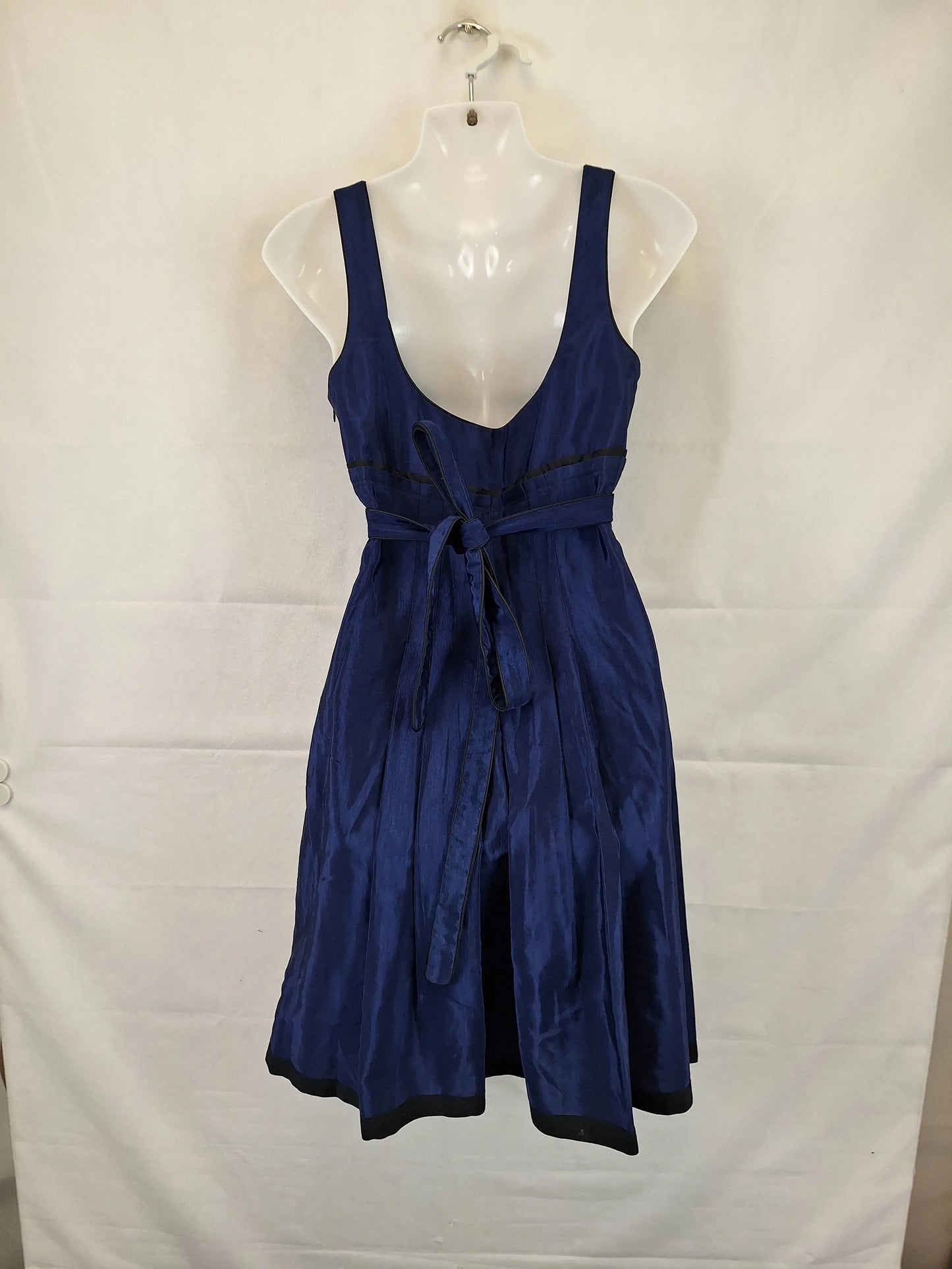 Cue Corset Bodice With Pleated Midi Dress Size 10 by SwapUp-Online Second Hand Store-Online Thrift Store
