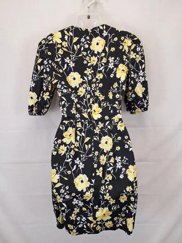 Second-Hand - Cue Cotton Puff Sleeve Mini Dress Size 6 - SwapUp