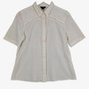 Cue Dainty Collared Lightweight Work Top Size 12 by SwapUp-Online Second Hand Store-Online Thrift Store