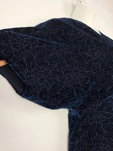 Cue Embossed Velvet Mini Dress Size 14 by SwapUp-Online Second Hand Store-Online Thrift Store