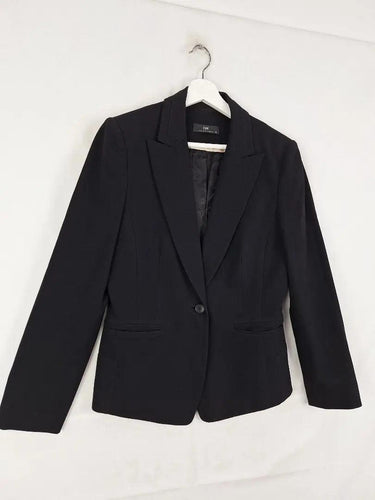 Cue Essential Sleek Office Blazer Size 10 by SwapUp-Online Second Hand Store-Online Thrift Store