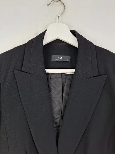 Cue Essential Sleek Office Blazer Size 10 by SwapUp-Online Second Hand Store-Online Thrift Store