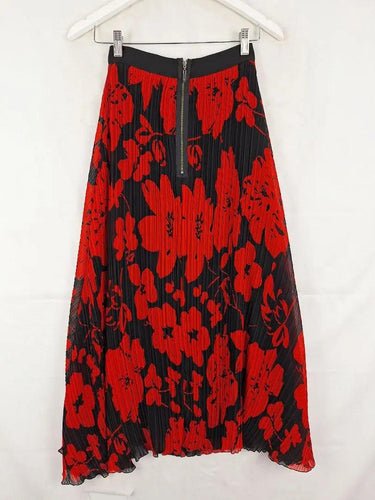 Cue Fine Pleated Valentine's Skirt Size 6 by SwapUp-Online Second Hand Store-Online Thrift Store