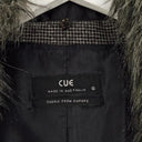 Cue Fur Collared Zip Front Midi Dress Size 6 by SwapUp-Online Second Hand Store-Online Thrift Store