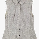 Cue Micro Star Shine Collared Top Size 6 by SwapUp-Online Second Hand Store-Online Thrift Store