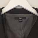 Cue Pinstripe Double Breatsed Cropped Jacket Size 12 by SwapUp-Online Second Hand Store-Online Thrift Store