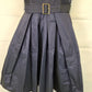 Cue Pinstripe Retro Inspired Belted Midi Dress Size 6 by SwapUp-Online Second Hand Store-Online Thrift Store