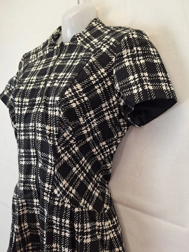 Cue Preppy Zip Pleated Mini Dress Size 10 by SwapUp-Online Second Hand Store-Online Thrift Store