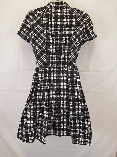 Cue Preppy Zip Pleated Mini Dress Size 10 by SwapUp-Online Second Hand Store-Online Thrift Store