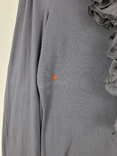 Cue Ruffled Collar Long-Sleeved Top Size L by SwapUp-Online Second Hand Store-Online Thrift Store